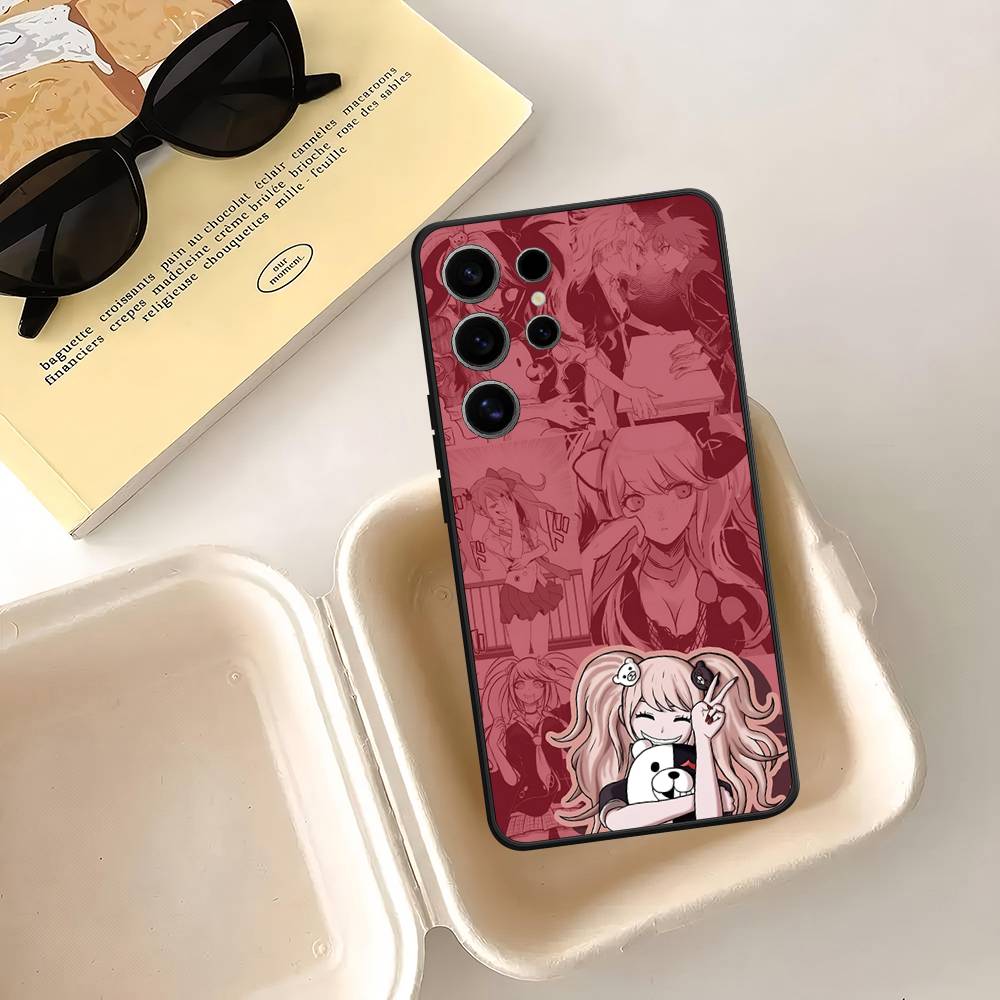 Danganronpa Junko Enoshima Monokuma Case For Samsung Galaxy Case S25 S23 S22 S21 S30 S20 S10 Ultra Plus FE TPU Soft Cover