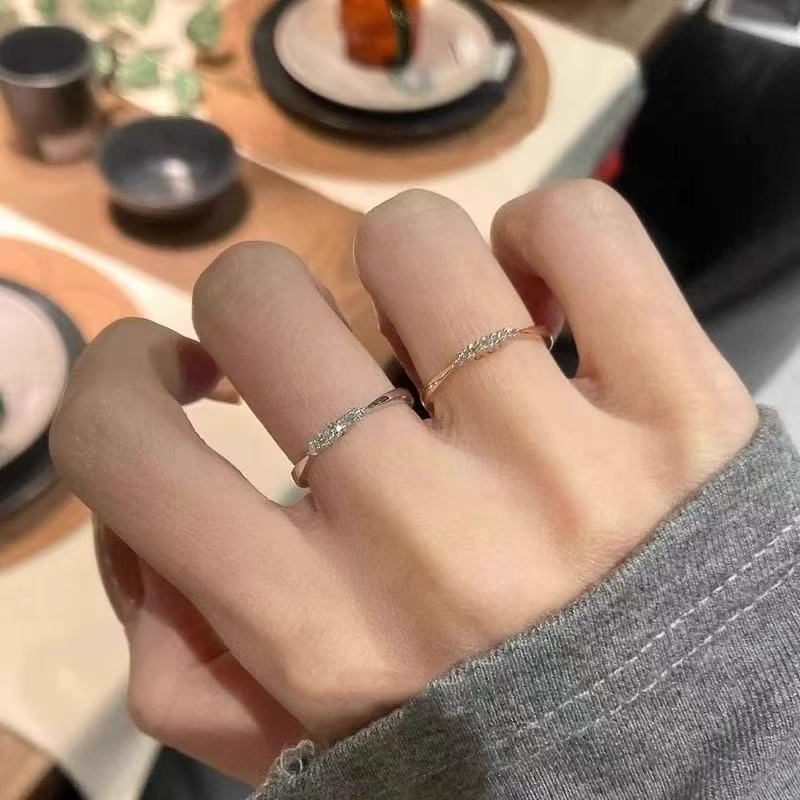 925 Sterling Silver Diamond Ring for Women: Elegant, High-End, and Versatile Design