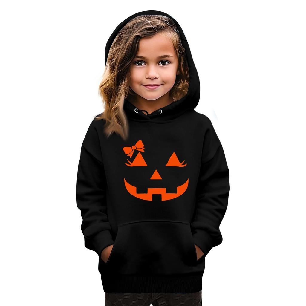 Sweatshirts For Teen Girls Hoodies Long Sleeve Drawstring Pullover Cute Oversized Hoodie Halloween Day