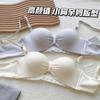 Small Breasts Gather Underwear Women's No Steel Rim Flat Chest Shows Big Non-empty Cup Pure Desire Sexy Bra Cover Non-slip Upper Support A Becomes C