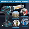 Cordless Brushless Wire Stripper 2-Speed Adjustment Wire Cable Stripping Machine 50-300mm Cut Range Stripping Pliers