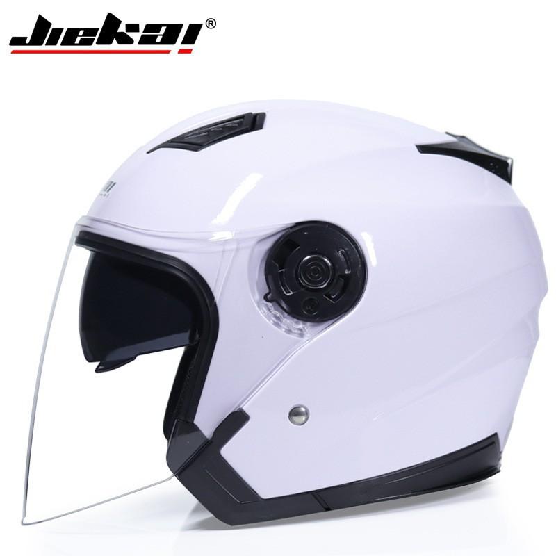 Double-mirror Helmet Electric Bicycle Men's Four-season Universal Semi-helmet Women's Hat Anti-fog