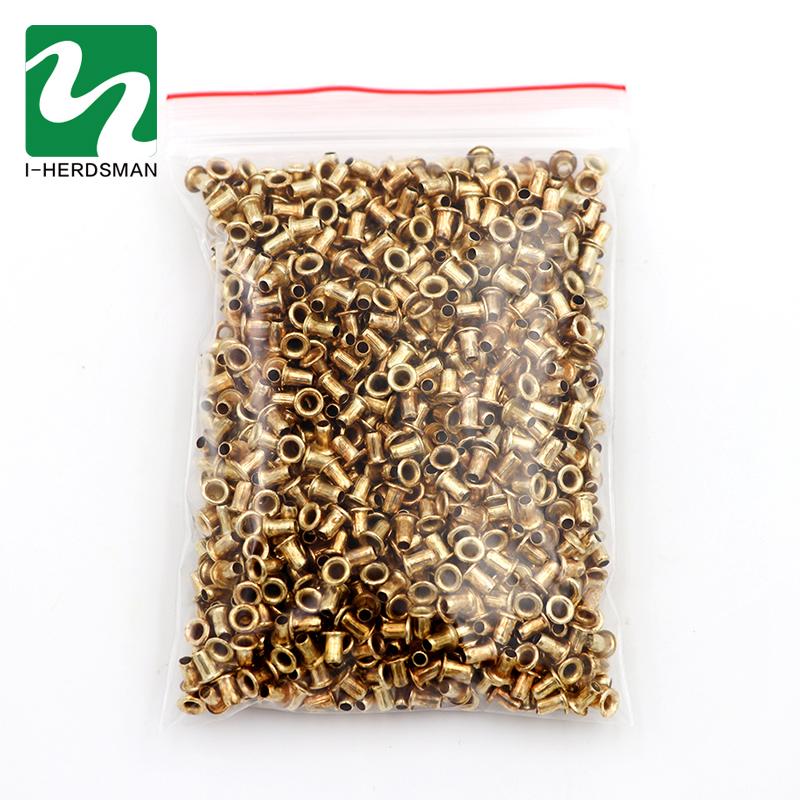 

1100Pcs Beekeeping Tools Italian Bee Beehive Nest Box Threading Hole Bees Nest Box Nest Foundation Copper Eye Hive Copper Eyes светло-серый