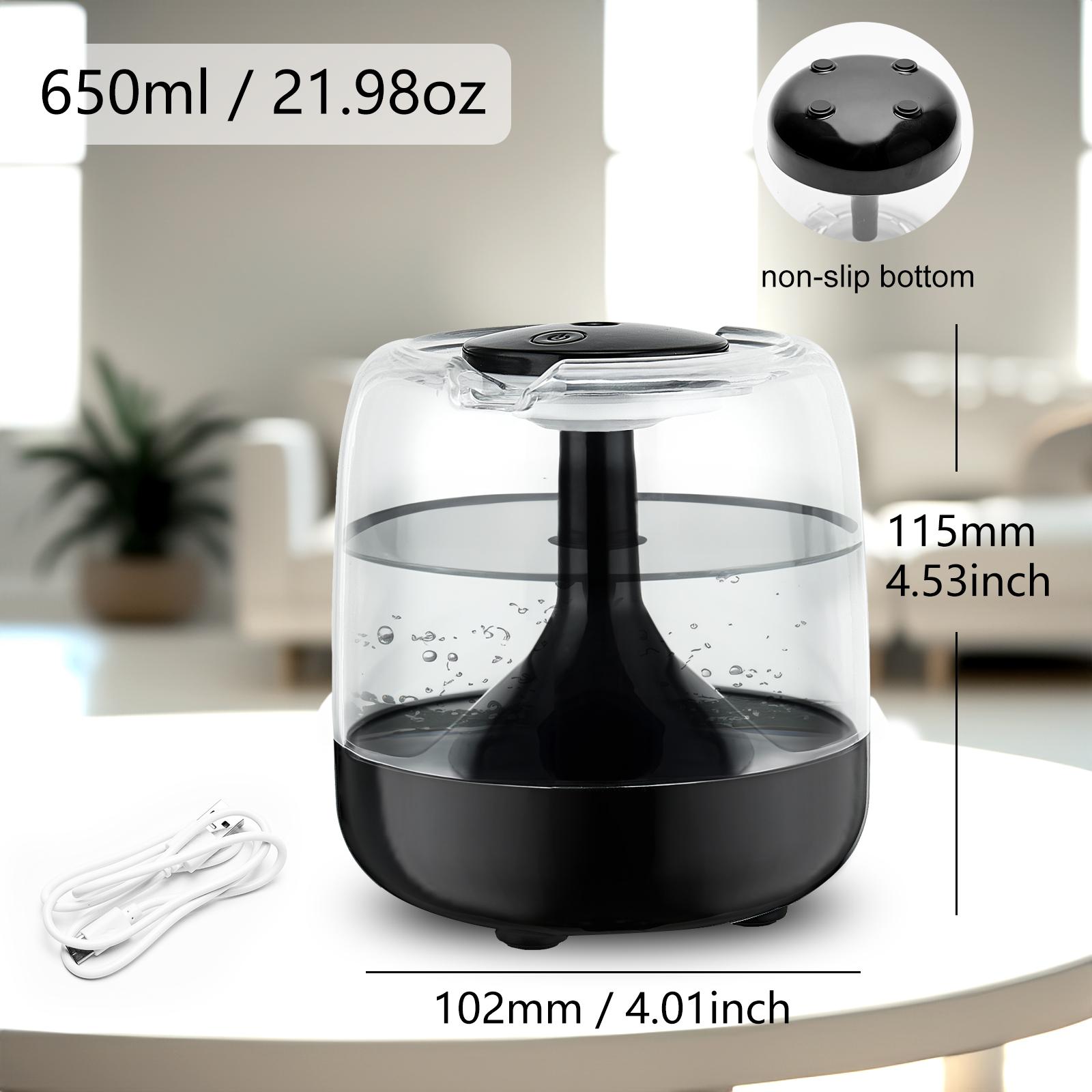 

Air Humidifier Cute Ultrasonic Colorful Night Light Mini Humidifier Diffuser Transparent Portable Home Bedroom Aroma Diffuser