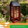 Comedouro Popular de Pássaros em Ferro: Decoração Criativa para Jardim ao Ar Livre