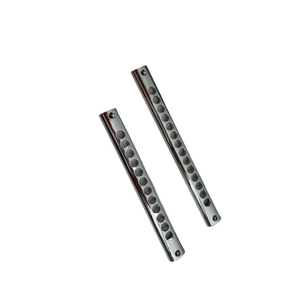 He Lai Beginner 12-Hole C Key Chromatic Harmonica with Detachable Metal Mouthpiece