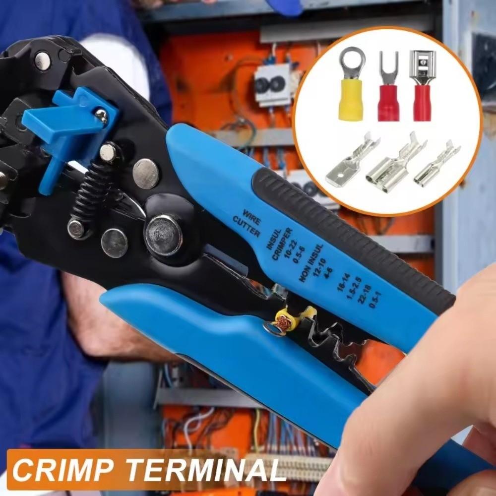 Metal Multifunctional Cable Cutter Crimping Wire Stripper Pliers  Cable Installation
