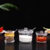 Transparent Seasoning Jar Anti-fall Condiment Container Acrylic Sugar Bowl  Dining Table
