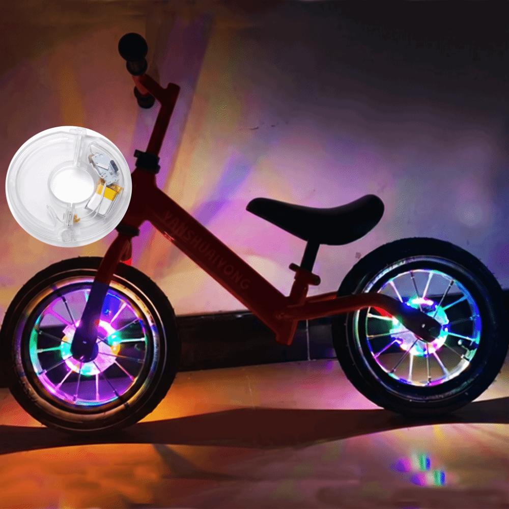 USB Rechargeable Bike LED Spoke Lights Rainproof Bicycle Spoke Light Cycling Accessories