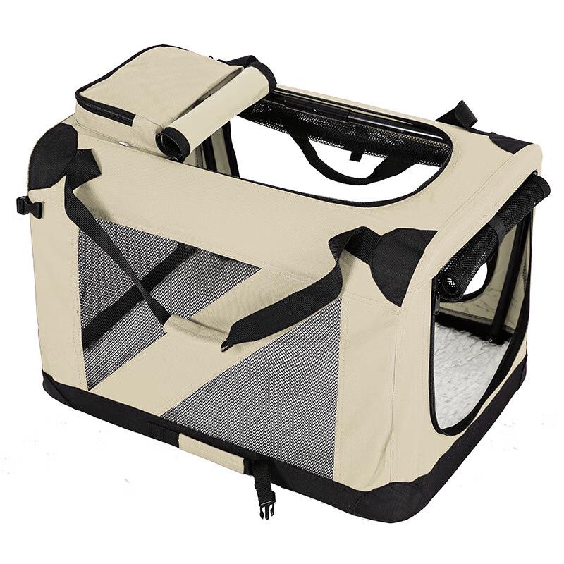 Portable Folding Pet Carrier & Bed: Outdoor Dog/Cat Cage & Car Nest for Golden Retrievers, Corgis, and Teddies