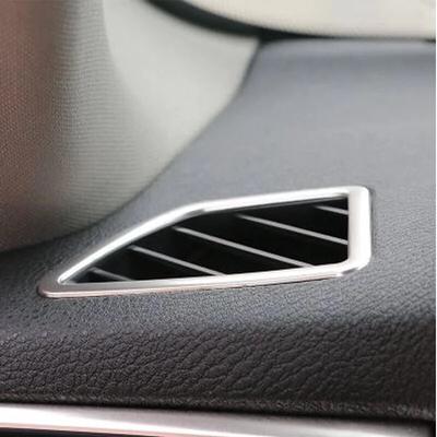 2PCS Car Instrument Panel Air Outlet Frame Cover Stickers Decoration Accessories For BMW X5 X6 E70 E71 2009-13 F15 F16 2014-18