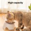 Cat Bowls,15 Degrees  Tilted Raised Cat Food and Water Bowl Pet Feeder Bowls for Cat and Small Dog
