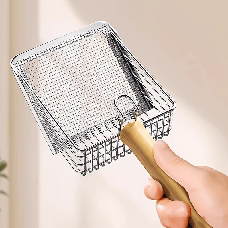 Heavy Duty Metal Cat Litter Scoop Cat Poop Scooper Fast Sand Leakage Mesh Grid Kitty Shovel 1 piece pack