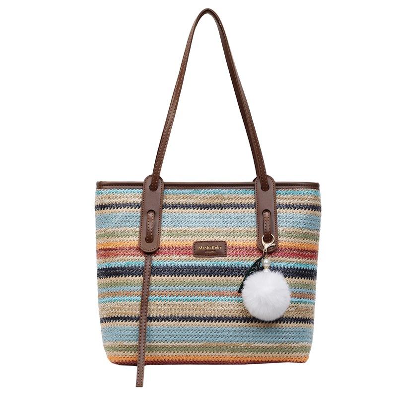 

Han large-capacity tote bag women s 2026 spring new hydrogen feeling shoulder armpit bag 34*10*27