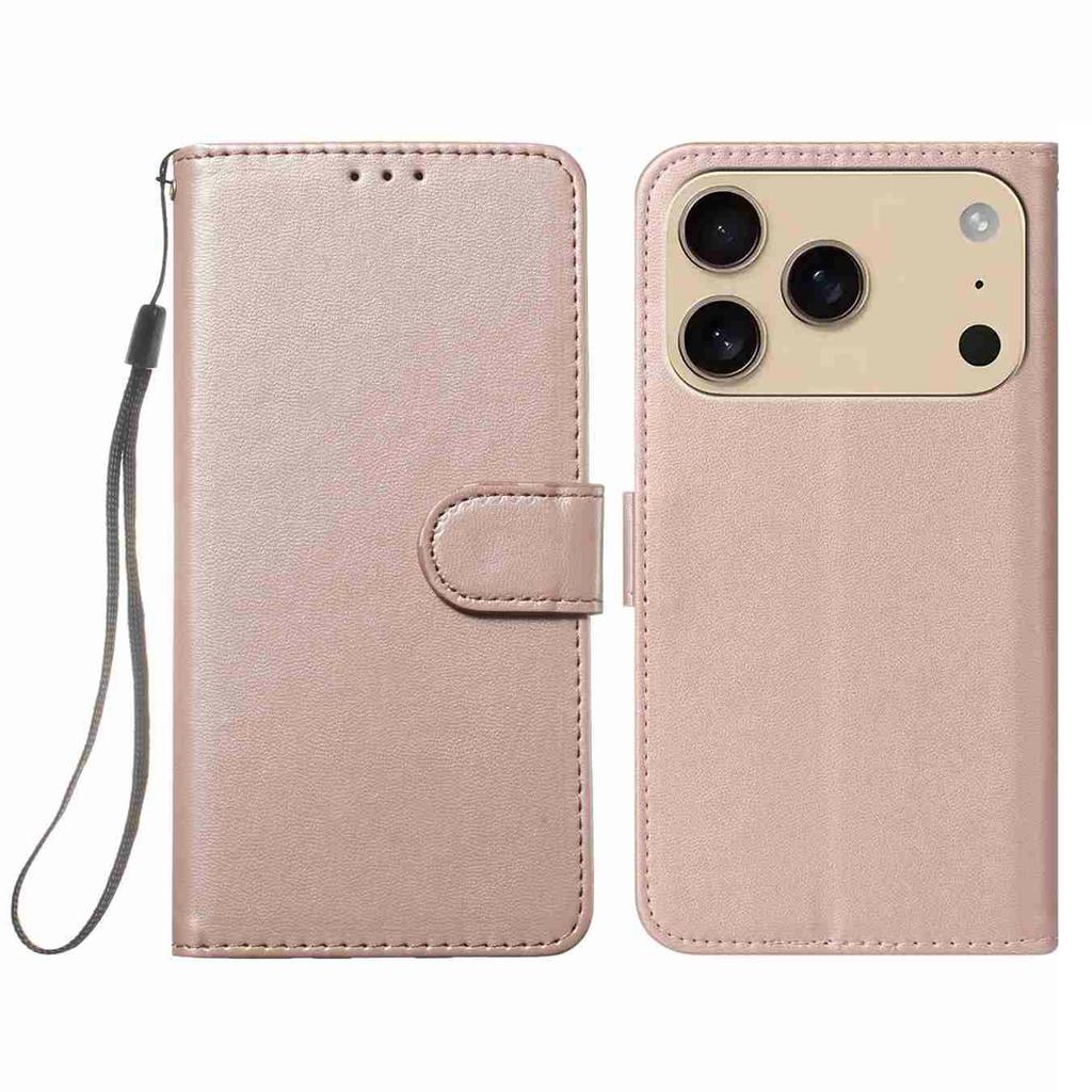 For iPhone 17 Pro Case PU Leather Flip Phone Cover Wallet Card Slot Holder