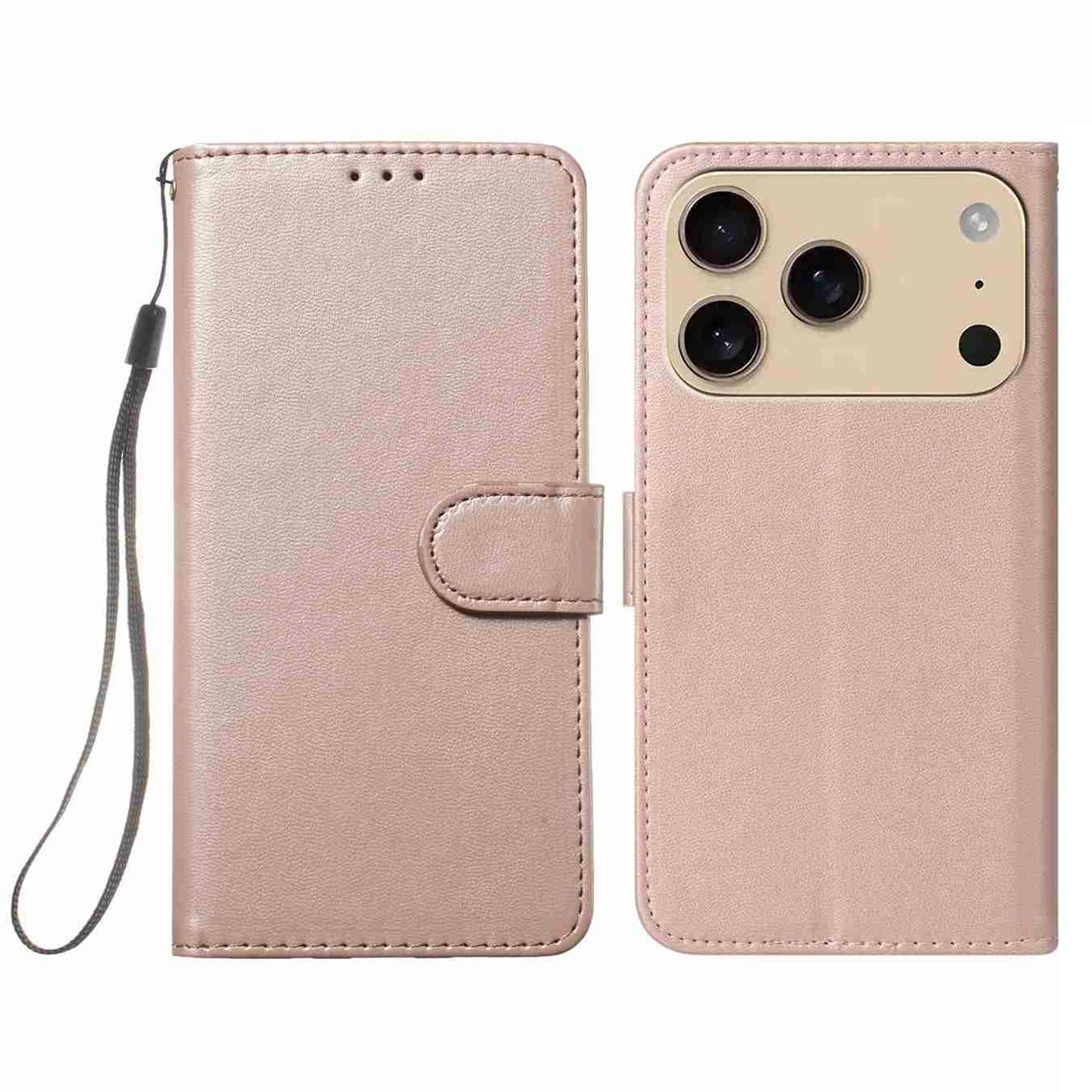Чехол-книжка из ПУ кожи для iPhone 17 Pro с держателем для карт A