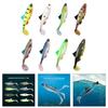 Soft Fishing Lures 2oz 20.3cm Artificial Baits Paddle Tail Swimbaits Fishing Lure for Trout Walleye Swim Baits