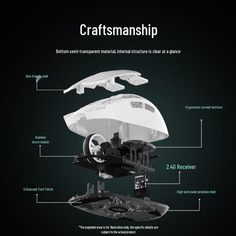 Aigo GM80 PLUS Tri-Mode Lightweight Gaming Mouse