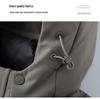 Men's Hooded Down Jacket with Removable Liner, 3-in-1 Design for Middle-Aged and Elderly.