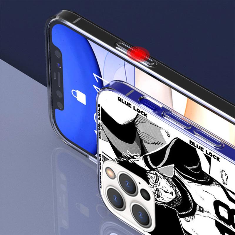 Anime Blue Lock Phone Case For iPhone 17 Air 16 Pro Max 16E 15 + 14 Plus 11 12 13 Mini 7 8 SE Gift Print Cover Fundas 17 Air 16