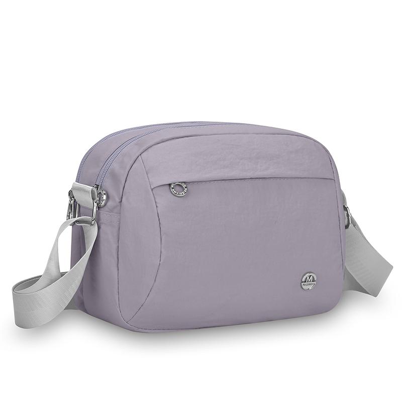 Codzienna nylonowa torba crossbody z wieloma przegrodami Lekka torba na ramię o dużej pojemności dla kobiet w średnim wieku Miejski minimalistyczny styl