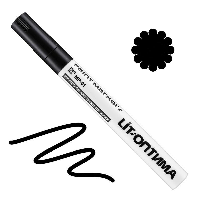 

12 Colors Paint Pens,Waterproof Marker Fiber Nib,Drawing,DIY,Graffiti,Car Tire,Industrial Marking,Colorful Touch-Up Paint Marker