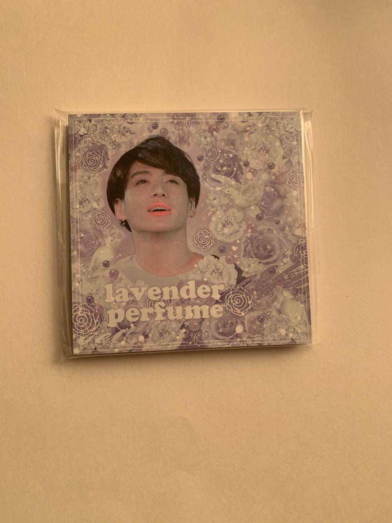 

[USED] BTS Jungkook small memo pad, 50 sheets per book, Korean manufacturer, goods