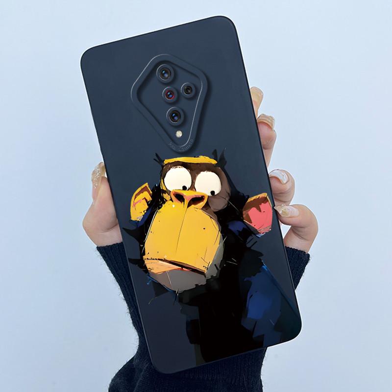 For Vivo S1 Pro Case 1920 PD1945F_EX Cover Lovely Cat Soft Liquid Silicone Matte Phone Case For Vivo X50 Lite V17 Russia Coque