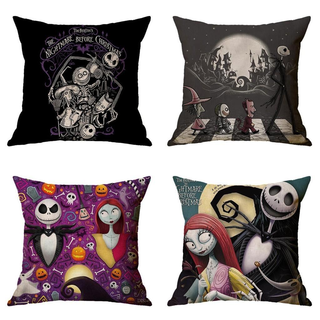 The Nightmare Before Christmas Cartoon Cushion Cover Perfect For Home Decor And Sofa