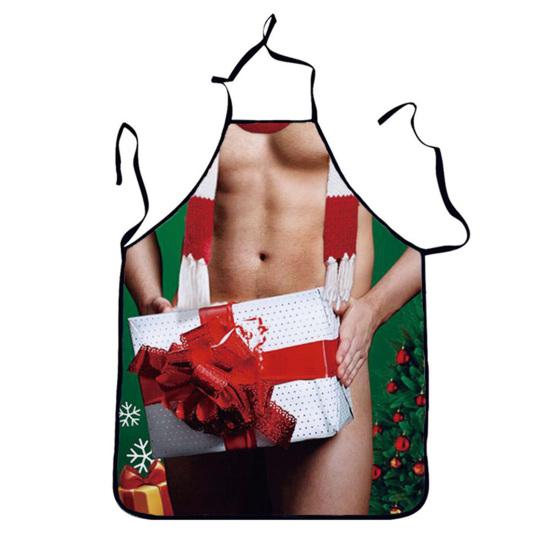 Cute Apron Sturdy Ornamental Convenient Kitchen Apron Sleeveless Unisex Baking Sexy Pattern Apron Apron Kitchen Accessories CDN