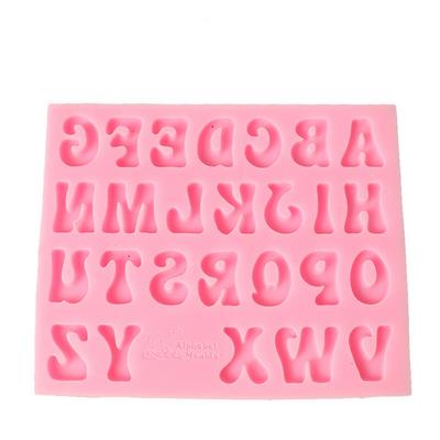 Moule en Silicone Alimentaire Forme Lettre pour Gâteau Cuisson Cookie Chocolat Pâte à Sucre Ustensile de Cuisson