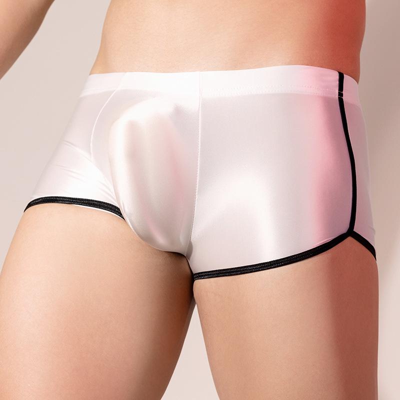 Lust's Temptation Shorts Esportivos Jovens Europeus e Americanos de Alta Elasticidade e Sedosos