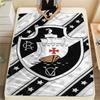 1Pc CR Vasco Da Gama Print Flannel Blanket High Quality Warm Comfortable Cover for All Seasons Perfect for Gifts Home Decor