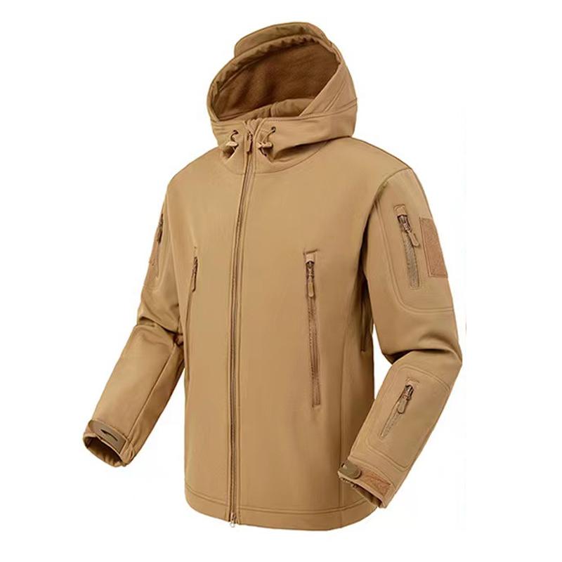 

Мужские зимние водонепроницаемые куртки SoftShell, мужское пальто с капюшоном, для рыбалки, пешего туризма, кемпинга, скалолазания, катания на лыжах, штаны M хаки