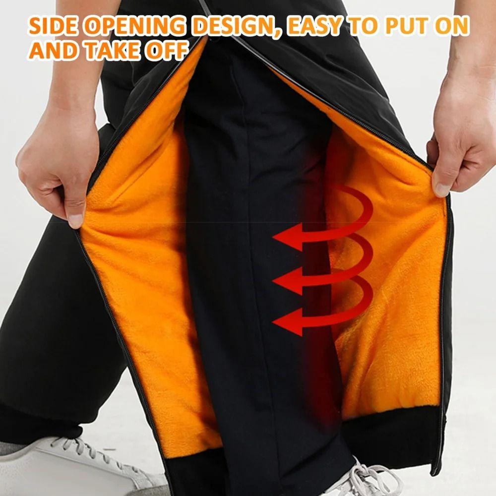 Fleece-lined Electric Vehicle Knee Pads Reflective Motorcycle Leg Warmer Warm Legs Sleeves  Outdoor