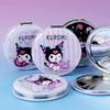 [Sanrio] Kuromi Cute Glitter Round Mirror (Random Delivery)