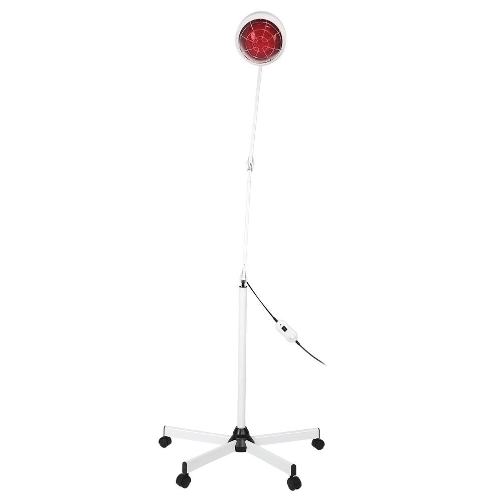 275W Floor Stand Infrared Heating Therapy Lamp Muscle Pain Relief Skin Care Light