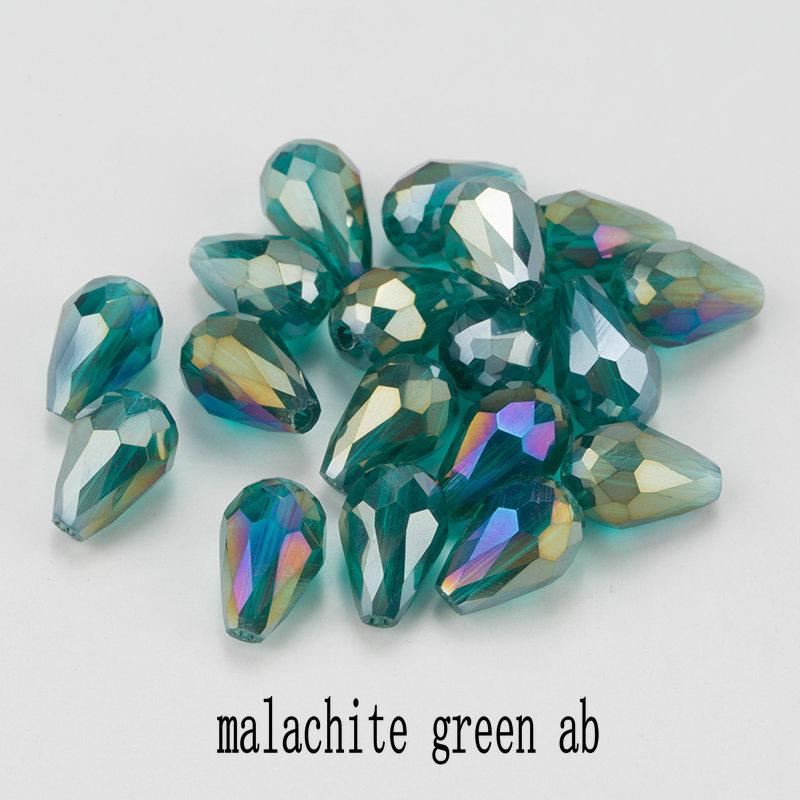 6X8MM Best Sell Crystal Tear Drop Shape Beads Glass Beads