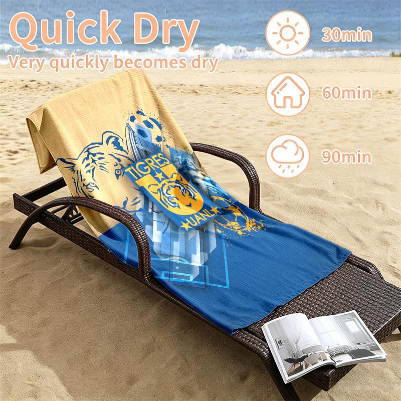 Club Tigres UANL Beach towels also serve as bath towels summer essential a musthave for the outdoors the beach and the pool