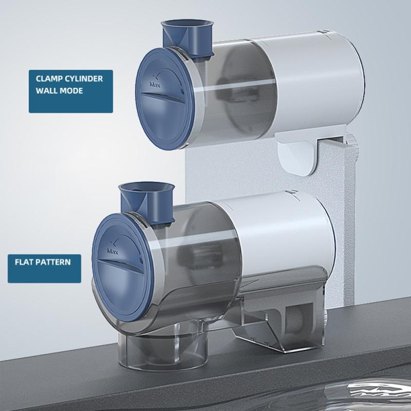 200ml Automatic Fish Feeder Large Capacity Intelligent Dual Mode Timing Food Dispenser For Aquarium