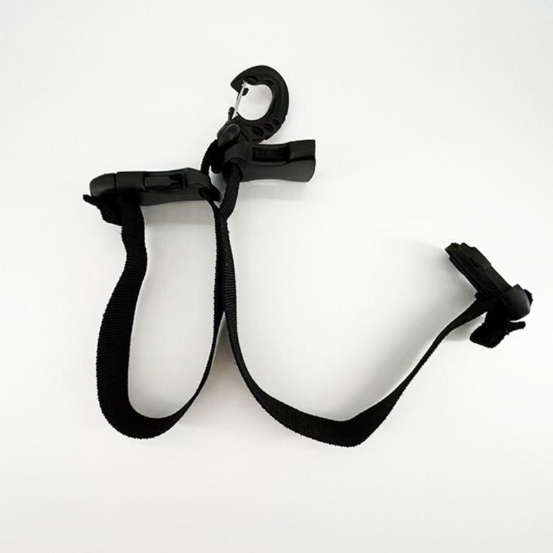 Quickly Adjust Mechanism Fast Detach Fin Strap with Double Buckle for Comfortable Diving Ergonomic Swimming Fin Strap
