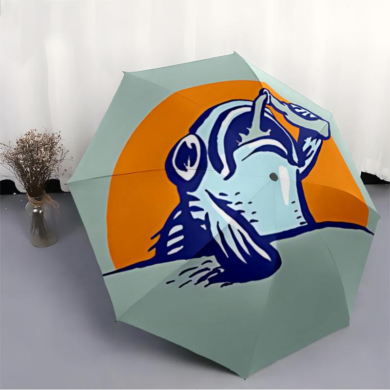 1pc Fish Pattern Umbrella That Opens  Closes Automatically  Perfect Gift with a Convenient Folding Mechanism 20