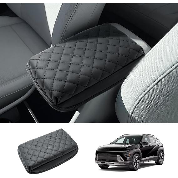 2025 2026 Terrain Center Console Cover for GMC Terrain (Elevation/Denali/AT4), Waterproof &Comfy Leather 2025 Terrain Console Armrest Cover 2026