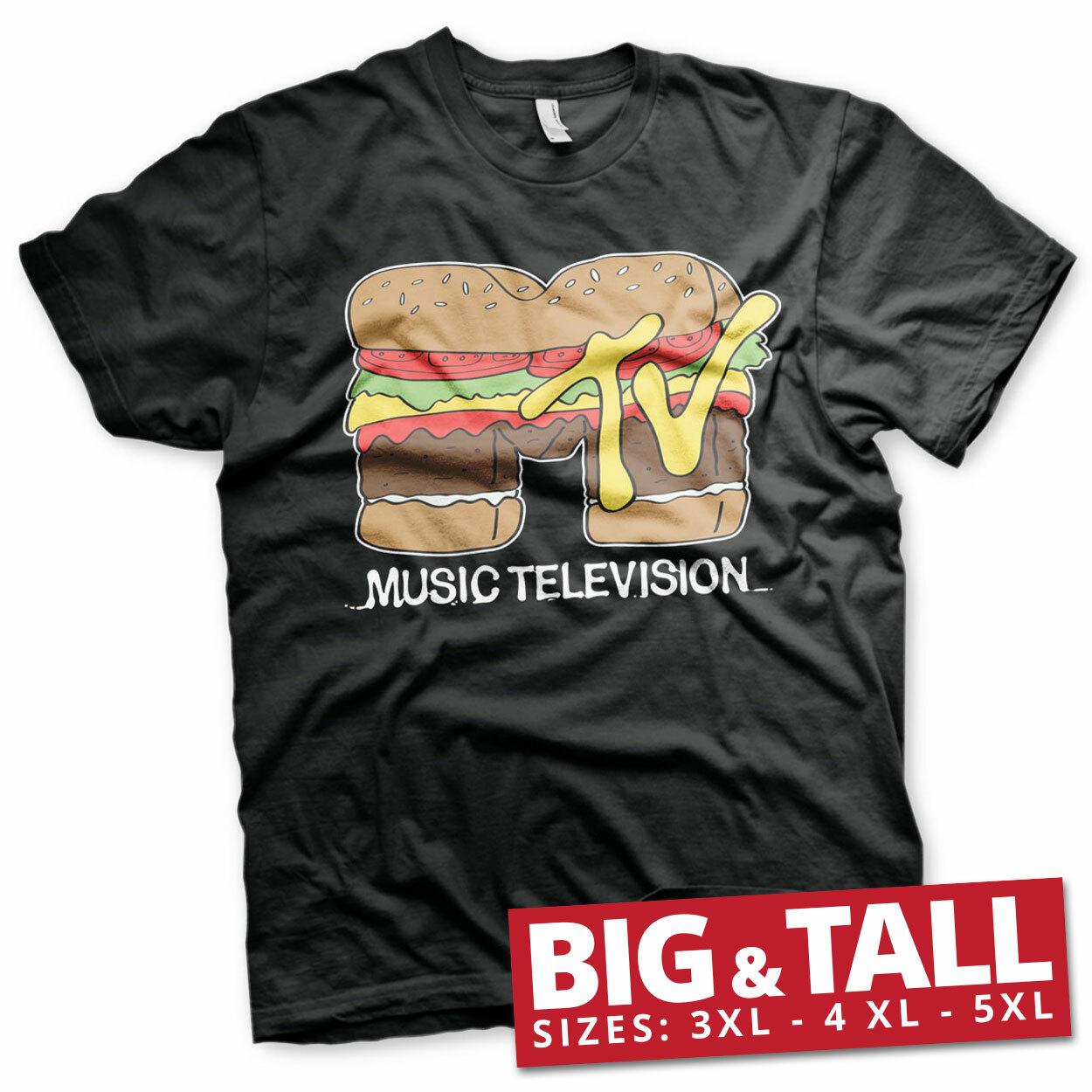 Officially Licensed MTV Hamburger BIG TALL 3XL 4XL 5XL Men s T-Shirt S