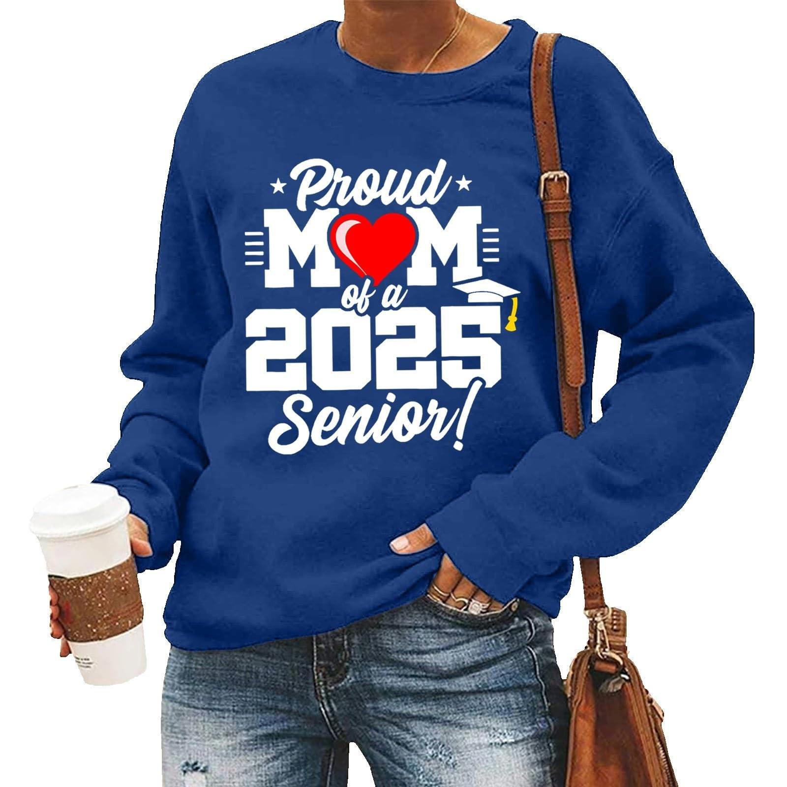 Женские топы с круглым вырезом и принтом из хлопка — фото 13