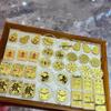 999 Pure Gold Mobile Sticker - Lucky Cat & Wealth God Design for Prosperity