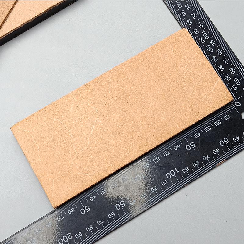 Striscia di Pietra per Affilare e Sbavare Lama Coltello Double-Face in Pelle di Vacchetta
