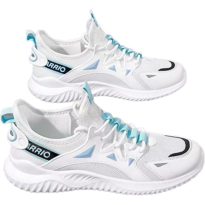 Herrenschuhe Sommer Mesh atmungsaktiv Outdoor Laufschuhe Modetrend leichtgewichtige weiche Sohle bequem Studenten Freizeit Sportschuhe