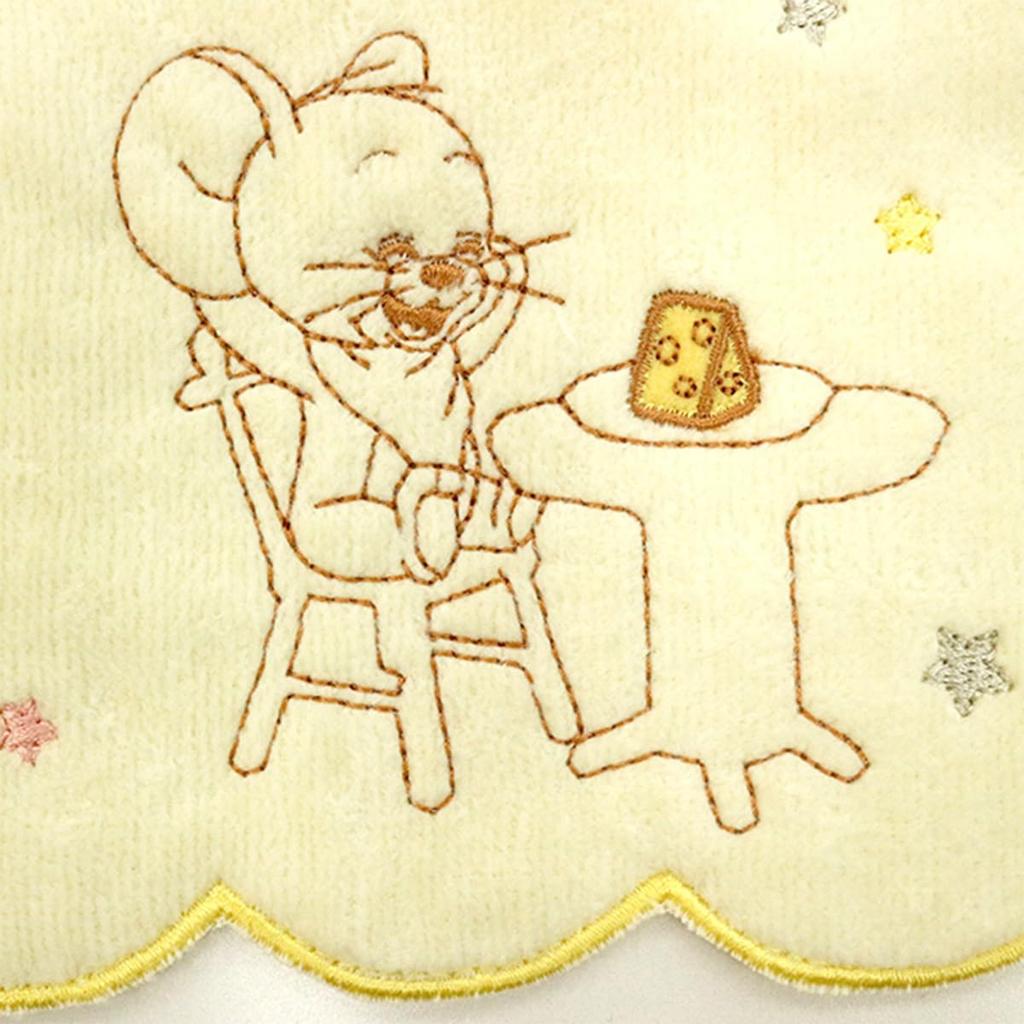 Marushin Mini Tom and Sweet Home 25 x 25 cm Towel, Jerry, Yellow, 4105021700, Approx.