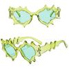 Futuristic Uv400 Protection  Punk Sunglasses Colorful Cat Eye Sunglasses Irregular Sun Glasses For Women & Men